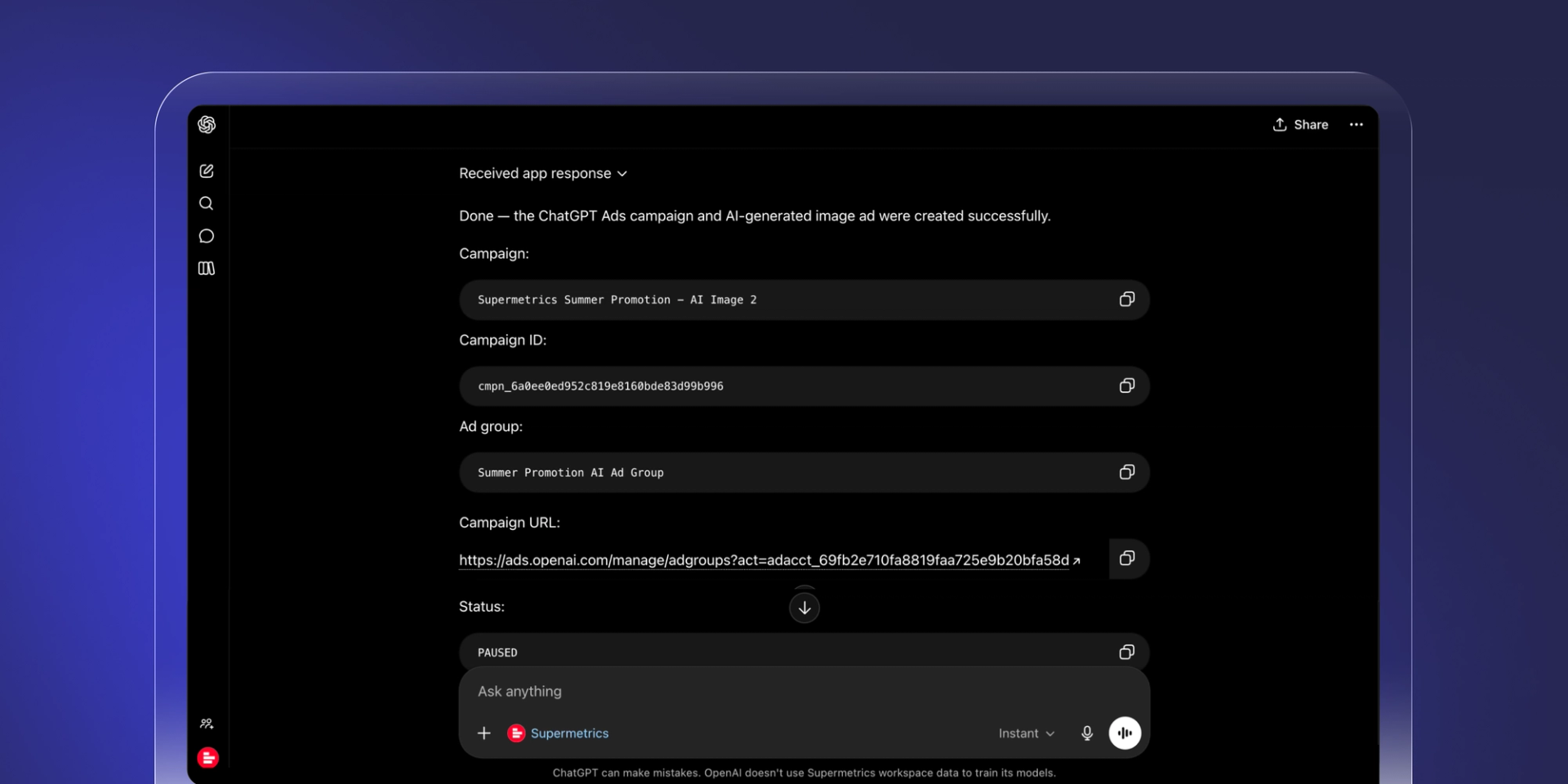 Supermetrics screenshot 5